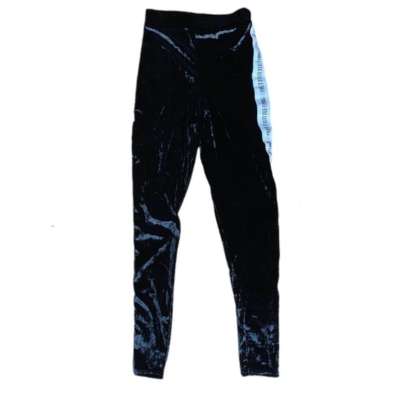 Pretty Little Thing Pajama Bottoms Velvet Size 2 - Picture 3 of 5